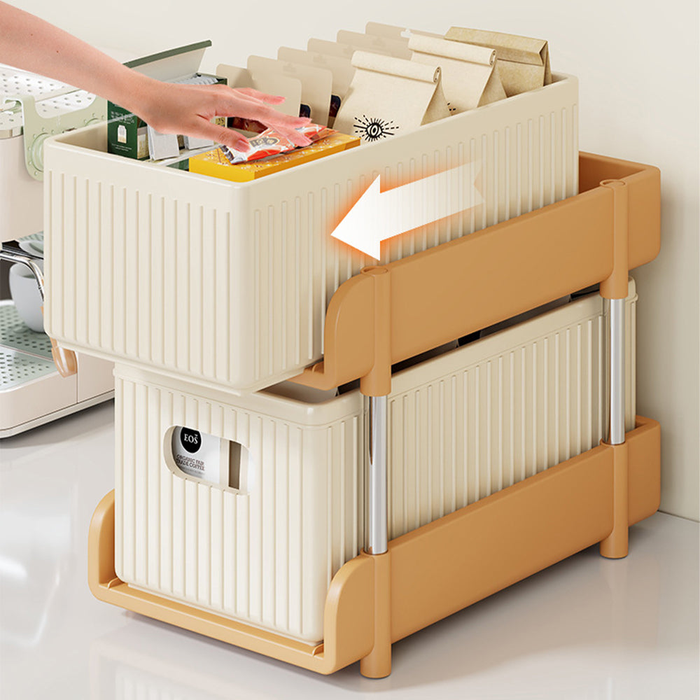 スライド2段ボックス