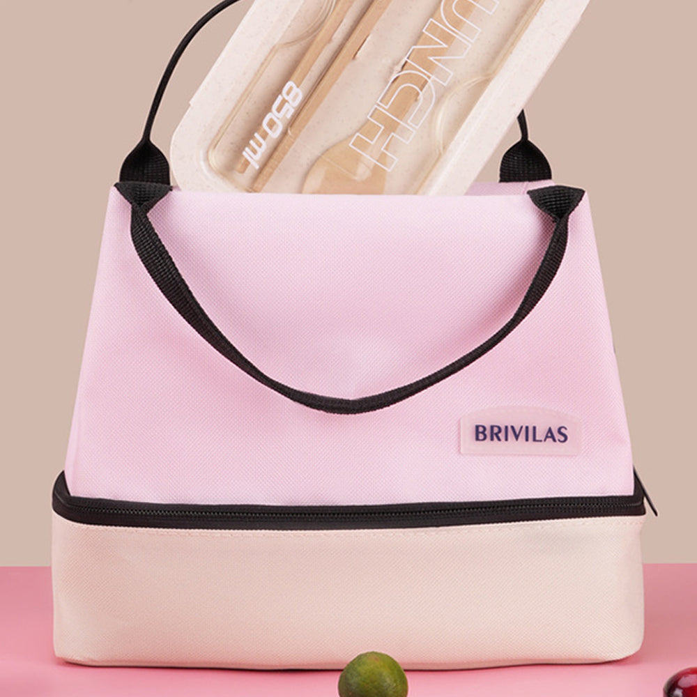 バイカラーお弁当バッグ