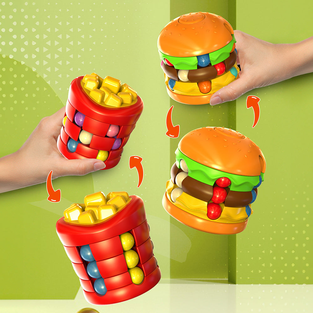 ハンバーガー＆ポテトキューブ