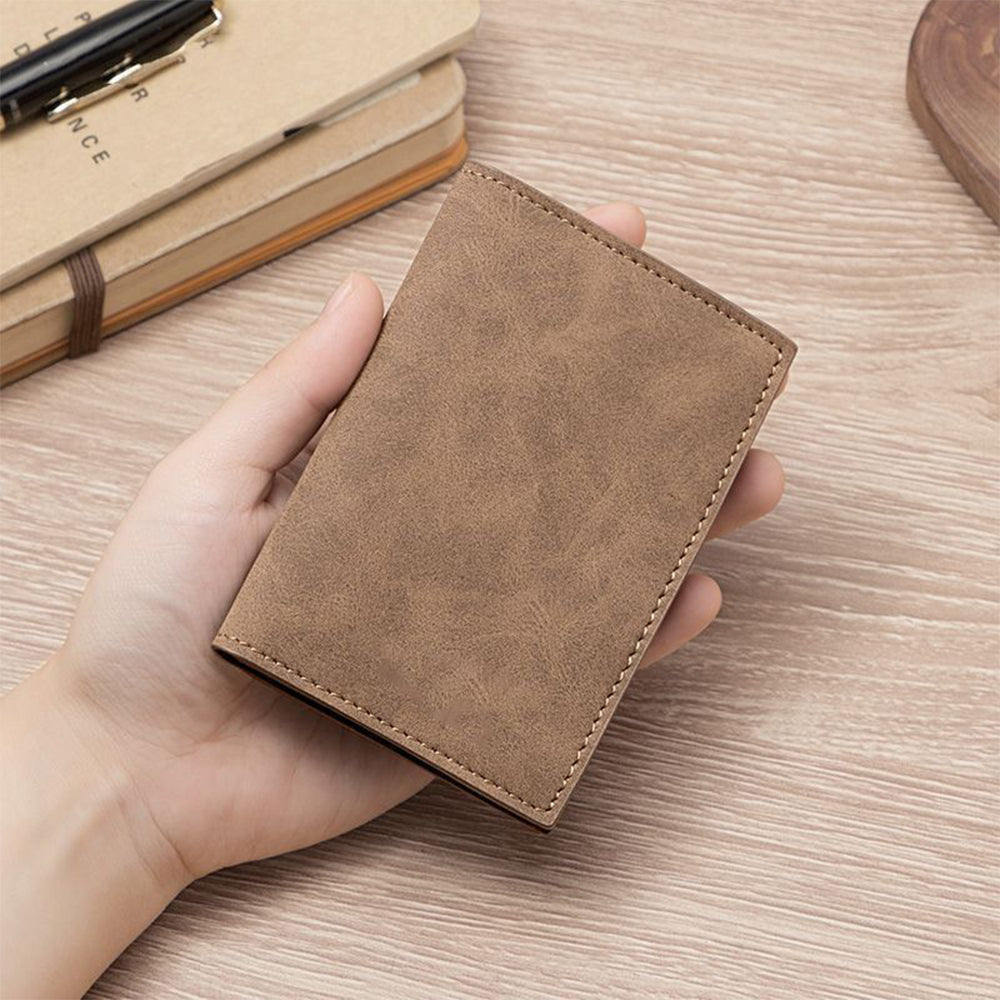 スエードカードケース