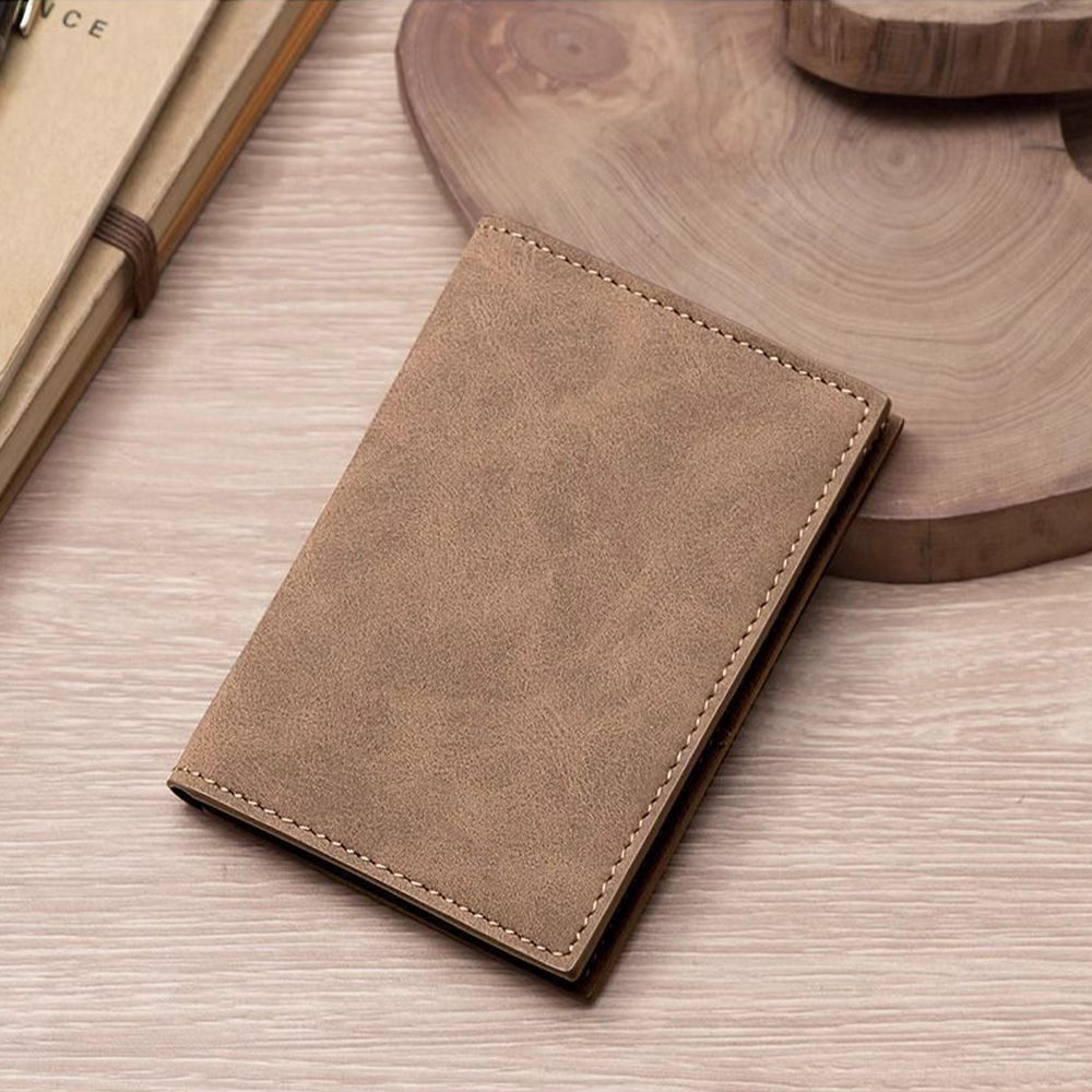 スエードカードケース