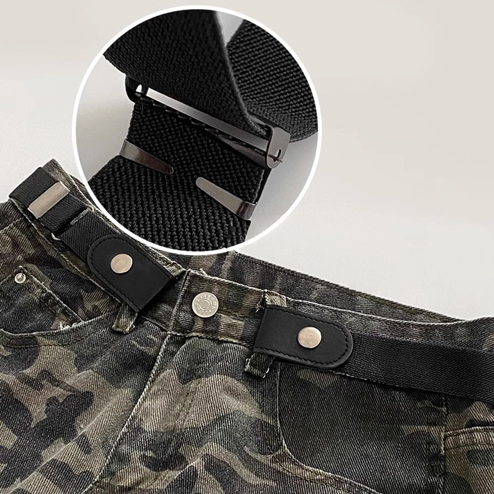 伸びるウエストベルト