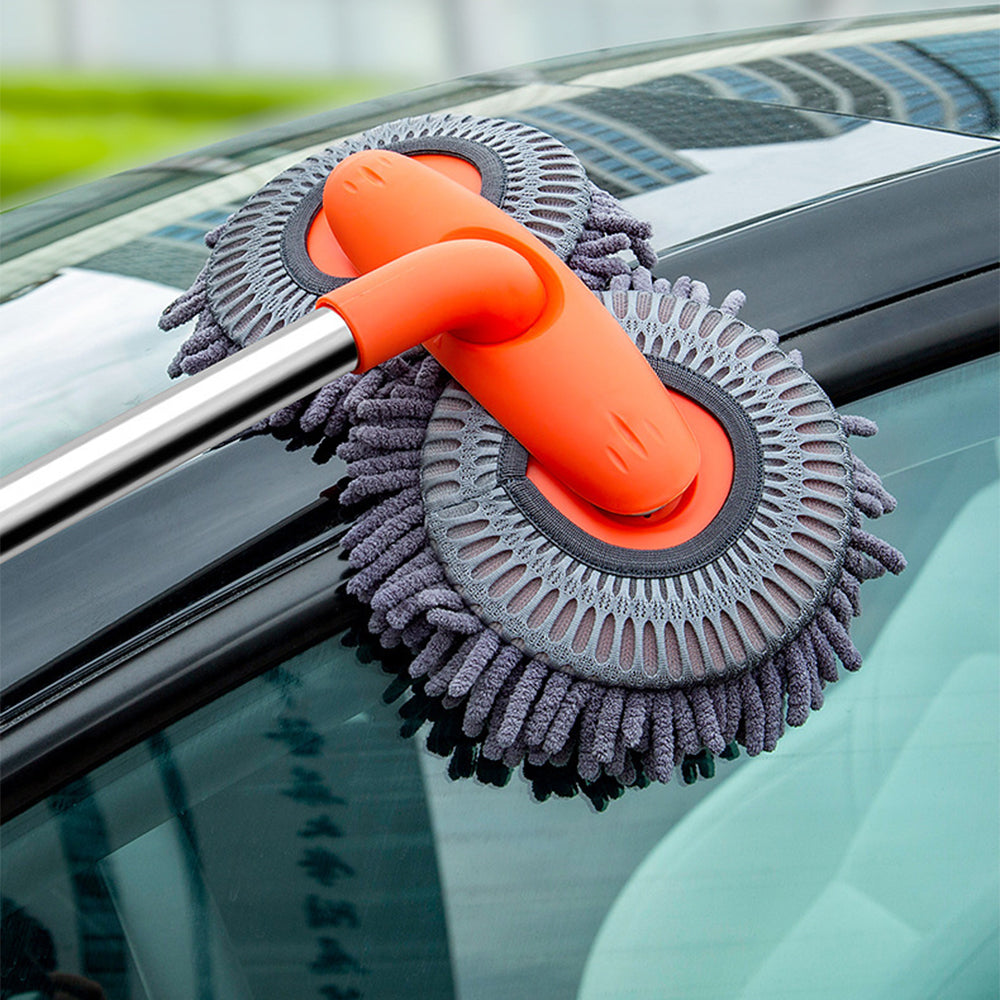 Wヘッド洗車ブラシ