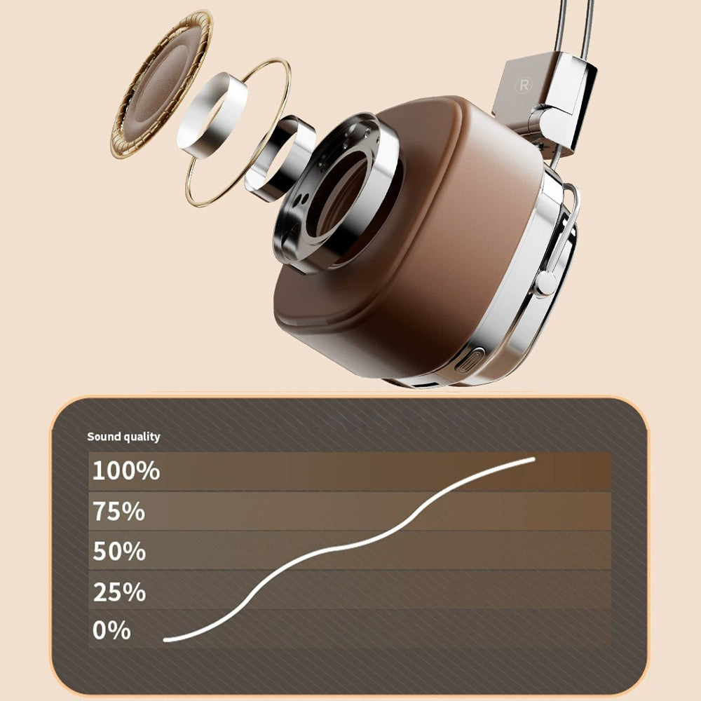 レトロワイヤレスヘッドホン