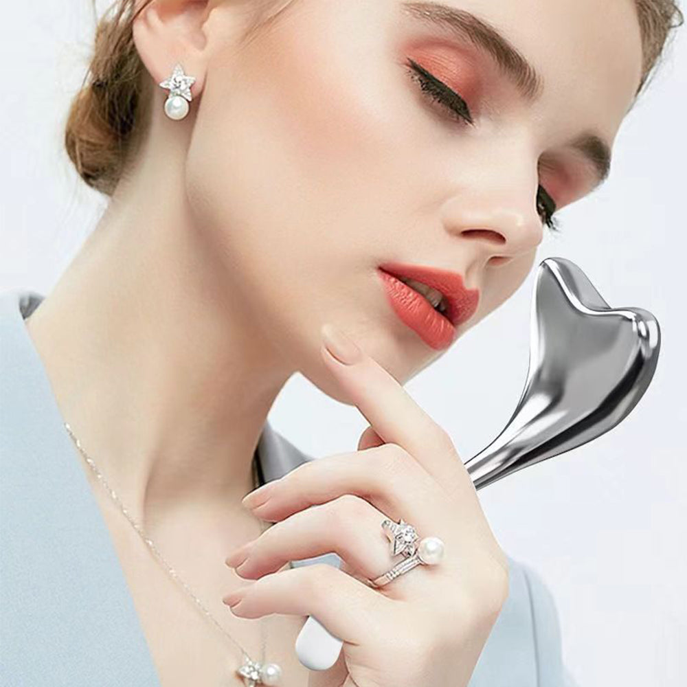 ステンレスフェイスマッサージャー