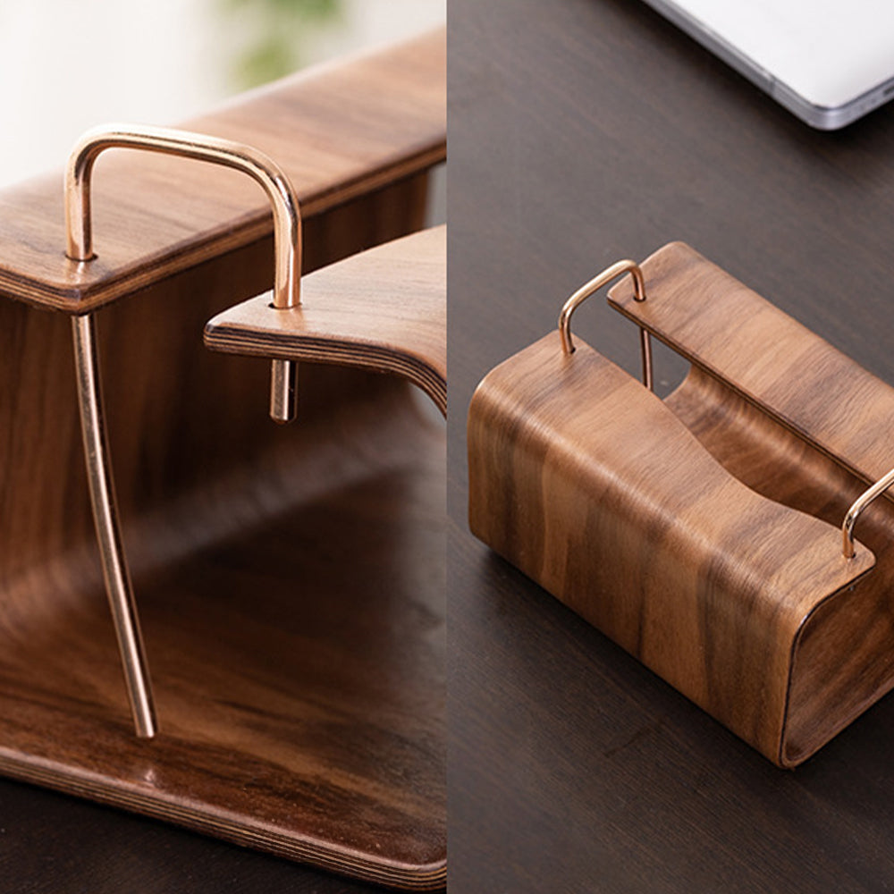 ウッドティッシュケース