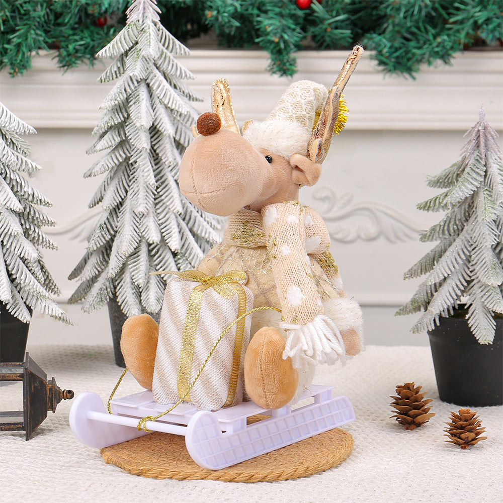 ソリに乗ったトナカイ