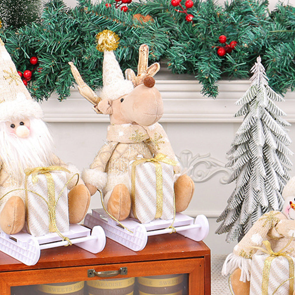 ソリに乗ったトナカイ