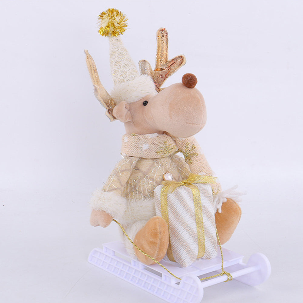 ソリに乗ったトナカイ